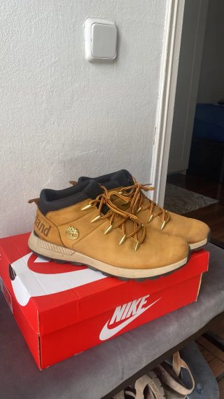 Botas Timberland Marrones y Doradas