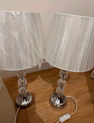 Lámpara de techo y 2 lámparas de mesa