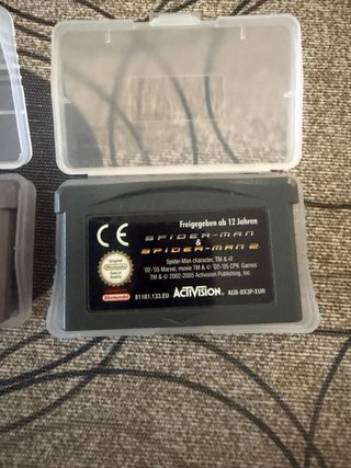2 Juegos Game Boy Advance: Donkey Kong y Spider-Ma