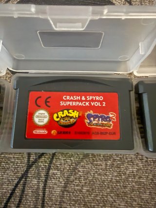 Pack Crash & Spyro Vol 1, 2, 3 GBA NINTENDO