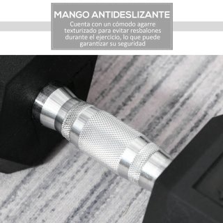 Mancuerna Hexagonal 15 KG