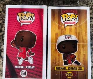 Funko Pop Michael Jordan 54 y 222