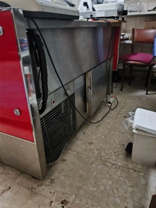 Vitrina expositora refrigerada acero inox