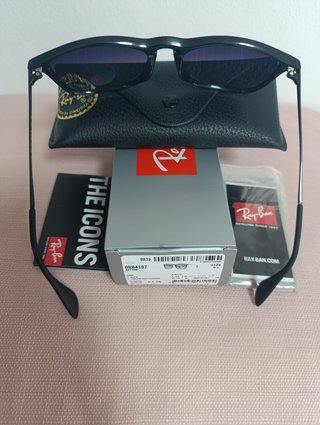 CHRIS RB4187 NEGRO Brill Polarizada Nueva ORIGINAL