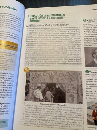 Psicología, Bachillerato