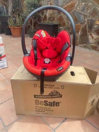 Maxi Cosi Be Safe con Isofix Rojo