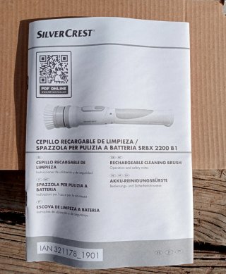 CEPILLO RECARGABLE LIMPIEZA ELÉCTRICO SILVERCREST.