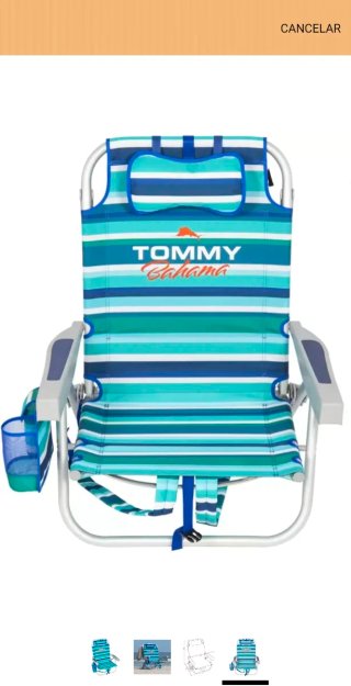 Silla de Playa Tommy Bahama Rayas