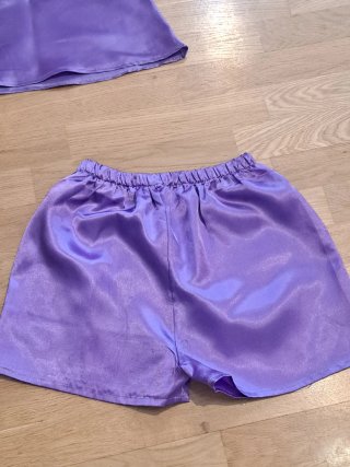 Pijama satén lila