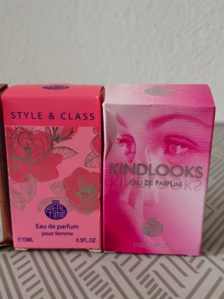 Lote 5 Perfumes Miniatura Real Time 15ml