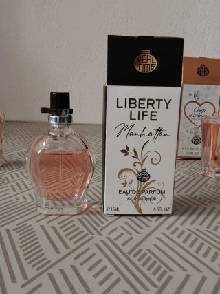 Lote 5 Perfumes Miniatura Real Time 15ml