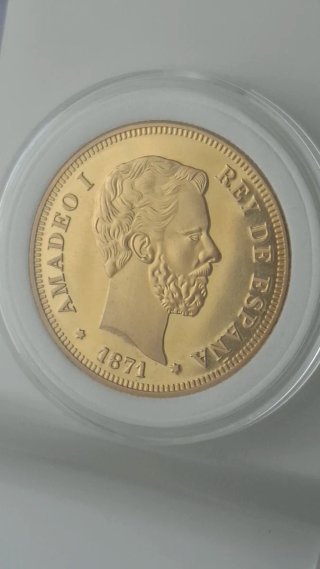 Réplica 100 Pesetas Amadeo I - F.N.M.T.