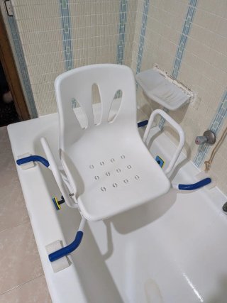 Silla de bañera, giratoria 360