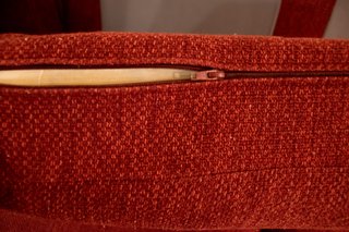 Sofá Chaise-Longue Rojo con Almacenamiento