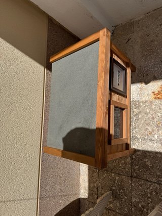 Caseta para gato de madera