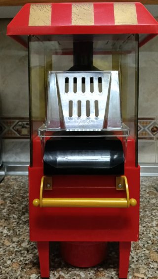 Máquina de Palomitas  Roja y Dorada,marca MX Onda