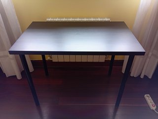 Mesa 60x100cm Patas Metal Madera