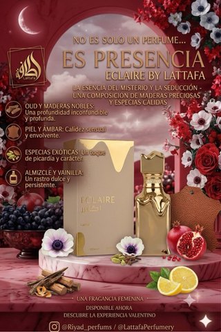 Perfume Esclaire Lattafa Beige/Dorado