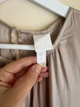 Vestido satén H&M