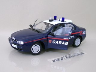 Alfa-Romeo 156 Twin Spark Carabinieri Mitica 1/18