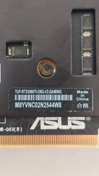 Tarjeta Gráfica ASUS TUF Gaming RTX 3060 Ti 8GB