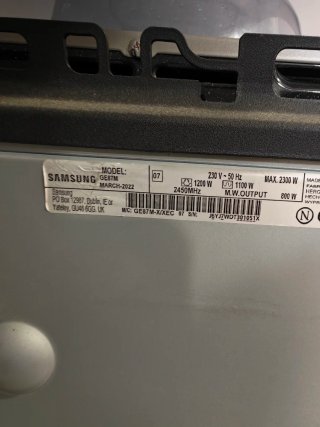 Horno Microondas Grill Samsung 23L