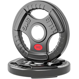 2 Discos Pesas Olímpicos 5 kg Agujero Ø50 mm
