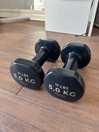 Mancuernas 5 kg (11 Lbs) Decathlon