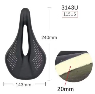Sillín bici carbono