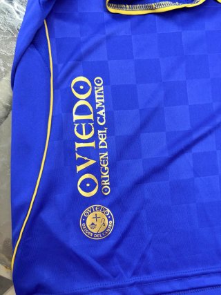 Camisa Oviedo Azul y Dorado