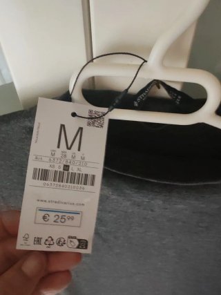 Vestido Stradivarius gris M