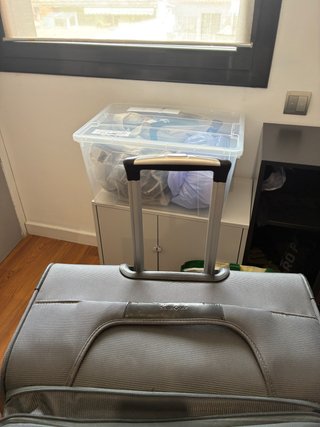 Maleta Grande Samsonite Gris