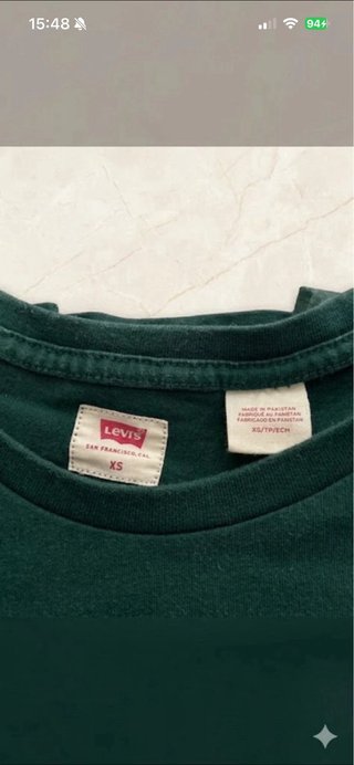 Camiseta Levi's verde vintage
