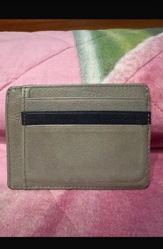 Portatessere Piquadro Grigio Pelle