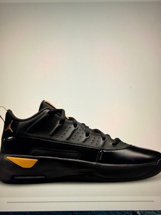 Jordan Max Aura 7 Piel Negro/Dorado