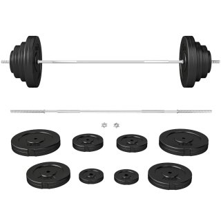 Barra Pesas 70kg + 8 Discos 1.5kg