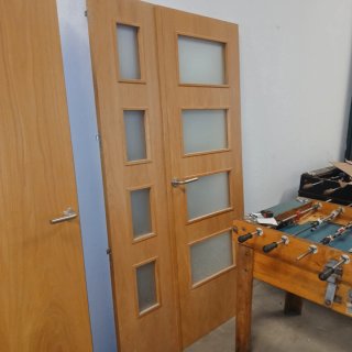 Puertas de roble macizo