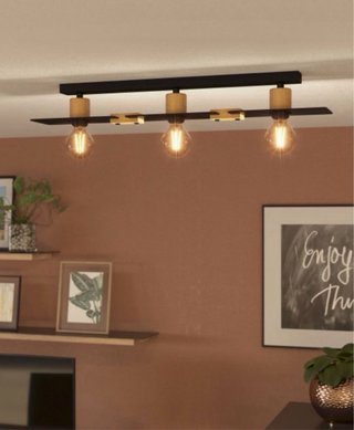 Lámpara de techo EGLO Bramerton 3x40W