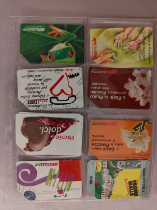Lotto collezione schede telefoniche SIP Telecom