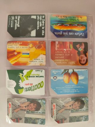 Lotto collezione schede telefoniche SIP Telecom