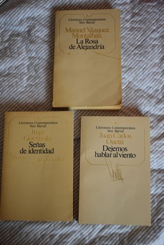 3 libros Literatura contemporánea Seix Barral