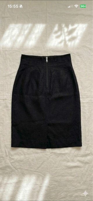 Falda elegante Caramelo negra