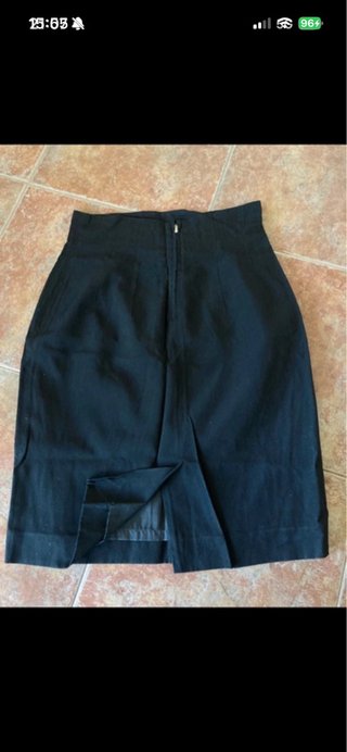 Falda elegante Caramelo negra
