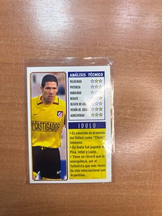 Cromo Fútbol Simeone Idolo 189 2004/2005