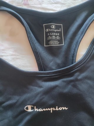 Top sportivo Champion nero
