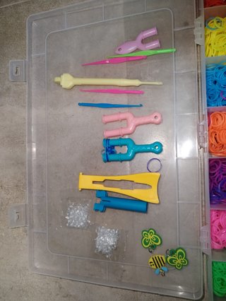 Kit di braccialetti in gomma multicolore