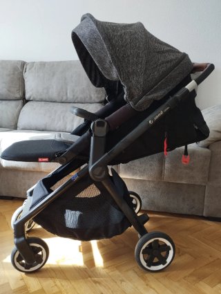 Cochecito bebé con silla y capazo