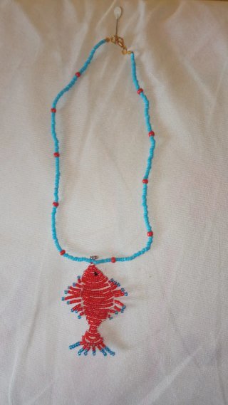 Collar Cuentas Pez