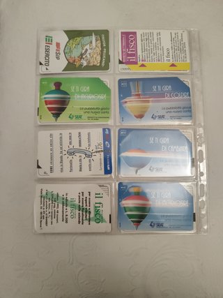 Lotto, raccolta,  schede telefoniche Sip Telecom