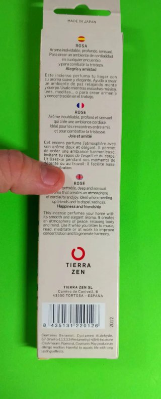 4 Cajas Incienso Japonés Rosa Rosa